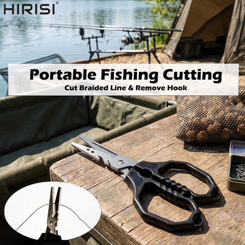Fishing Hook Remover - Multifunktionale Angelschere aus Edelstahl mit Schnurschneider