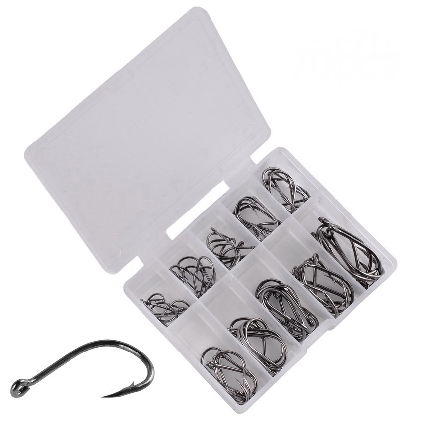 Fishing Hook Circle - 70 Teile/schachtel Angeln Haken Set Kit