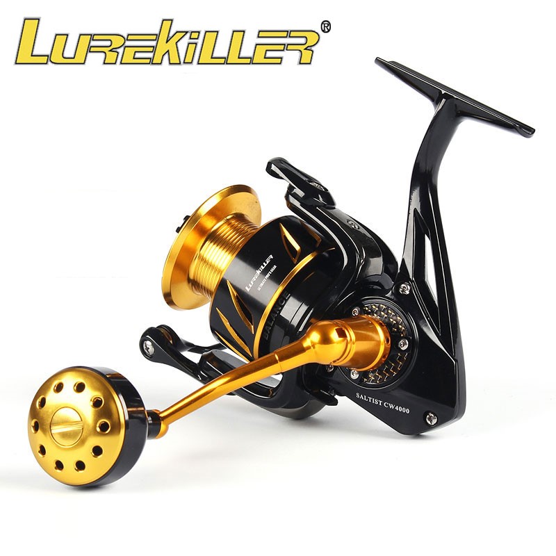 Abu Garcia Reel Revo - Lurekiller Saltist CW Vollmetall-Spinnrolle Salzwasser-Jigging-Rolle 10BB