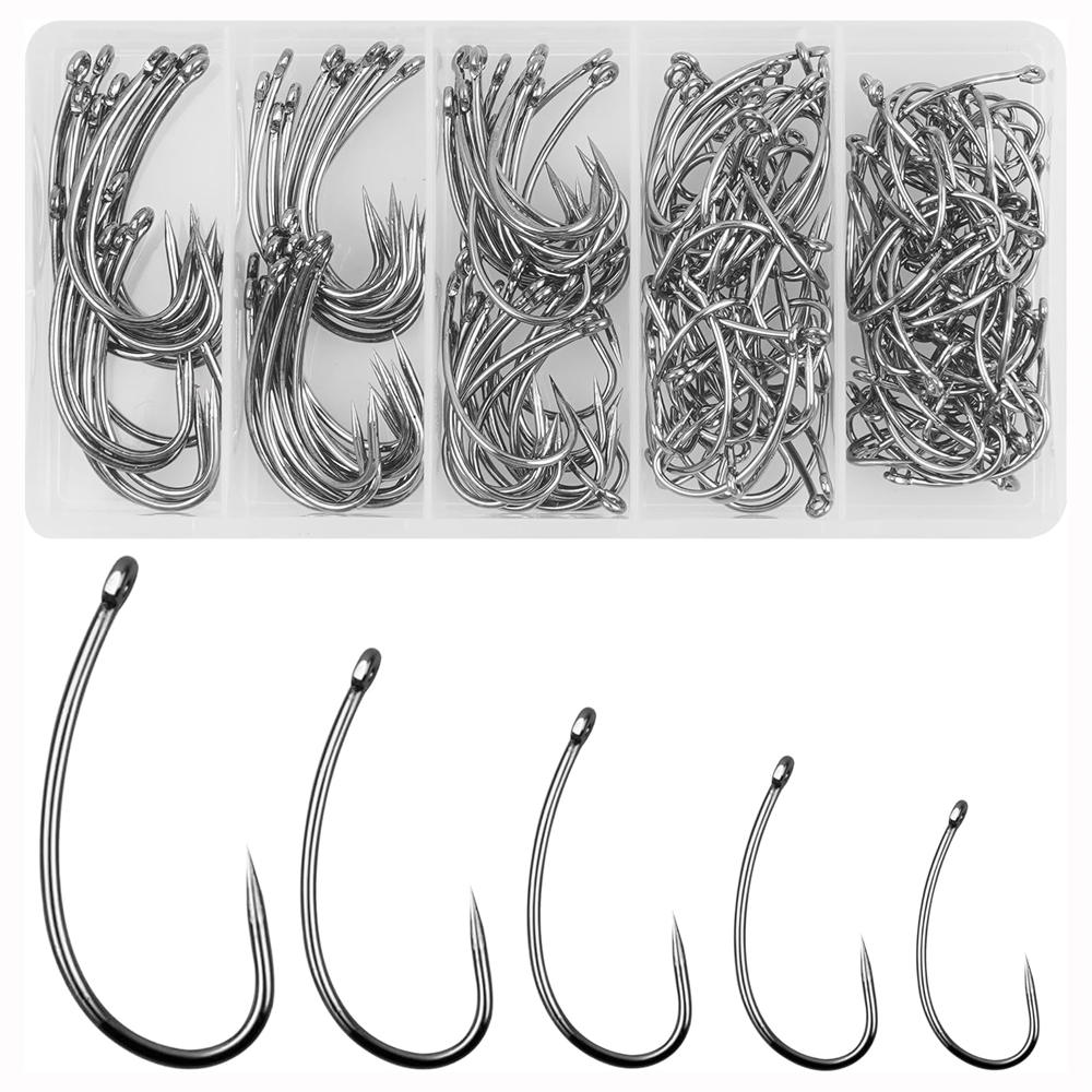 180 Stück Barbless Angelhaken  – Fishing Hook Circle Bewertung und Preis