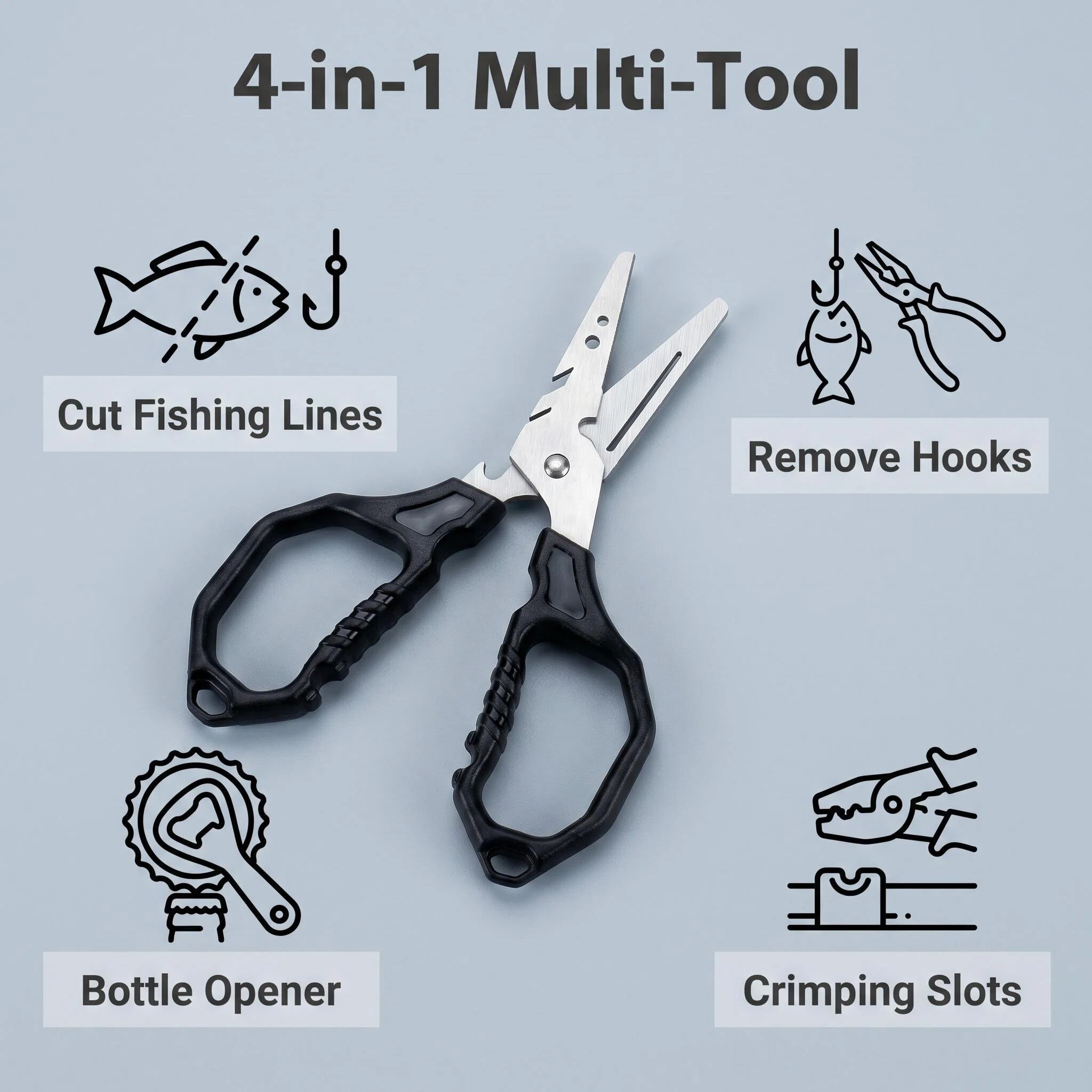 Multifunktionale Angelschere a – Fishing Hook Remover Bewertung und Preis