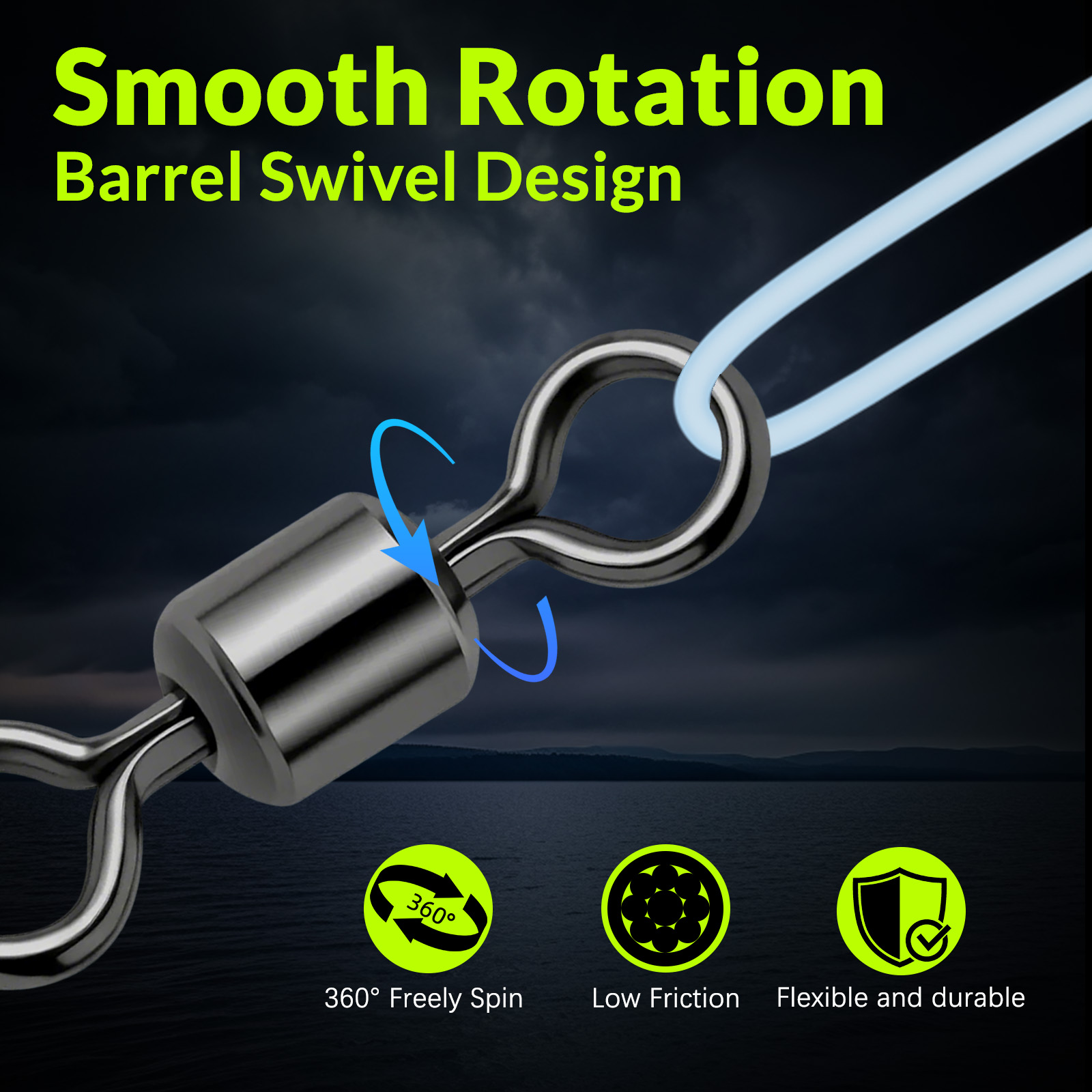 Angeln Rolling Barrel Wirbel T – Fishing Hook Barbless Bewertung und Preis